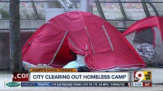 Tent camp moving from Third Street