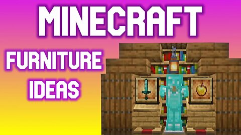 Awesome and Easy to Build Furniture Ideas In Minecraft!