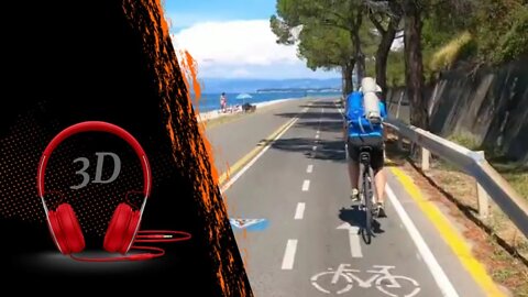 Muzik | Man Riding a Bike on a Bicycle Lane