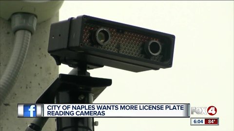 Naples looks to add more license plate reading cameras