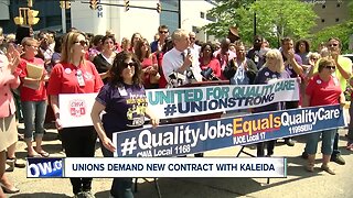 Union demanding new contract with Kaleida Health