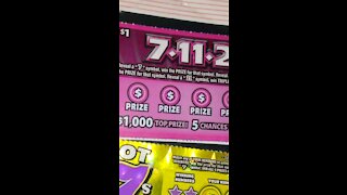 Awesome 7-11-21 Scratch Off Tickets.
