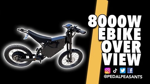 8000W Stealth Bomber Ebike Overview