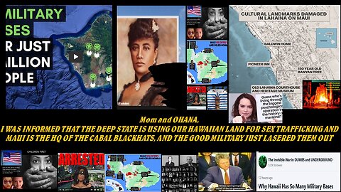 THE DEEP STATE IS USING OUR HAWAIIAN ISLAND FOR SEX TRAFFICKING??? WE SEE THE FACTS AND PATTERNS