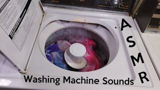 Washing Machine Sounds | LOTS of suds ~ ASMR ~