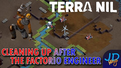 Cleaning up after the Factorio Engineer 🌳 Terra Nil 🌲 Ep1 🌍