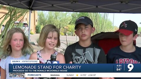 Using lemonade stands to raise money is a summer tradition. One group of Southern Arizona kids is putting its profits to good use.