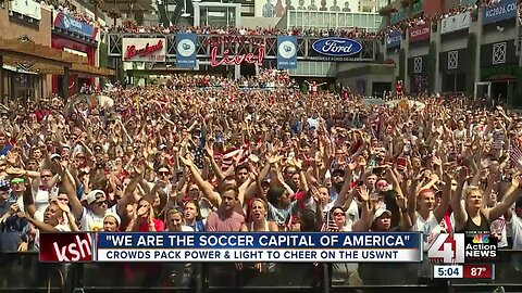 Thousands attend KC soccer watch party