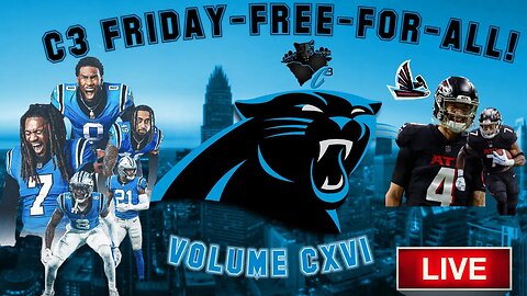 Can the Panthers Beat the Falcons Without Brian Burns? | C3 FRIDAY-FREE-FOR-ALL!