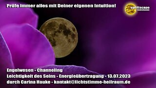 Engelwesen - Leichtigkeit des Seins - Energieübertragung - Channeling - Carina Hauke