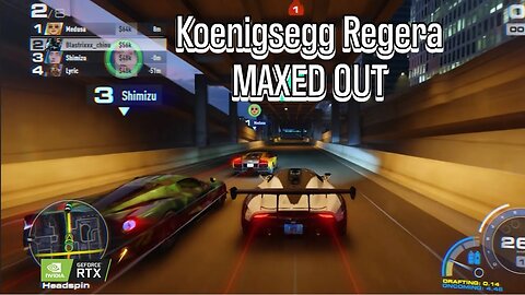 Koenigsegg Regera Maxed Out in NFS Unbound New Update