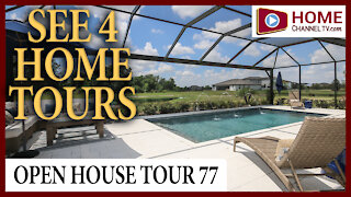 Open House VLOG (77) - Touring 4 Homes at the Watergrass Community in the Tampa Florida Area