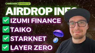 AirDrop INFO ✅ Sporo akcji - Argent + Taiko + iZi Swap + Zadania na Layer Zero + Dackie Swap 💸