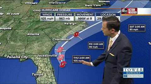 Tracking Hurricane Dorian | Wednesday 6 a.m. update