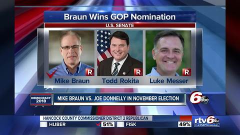 Mike Braun wins Indiana's Republican Senate race