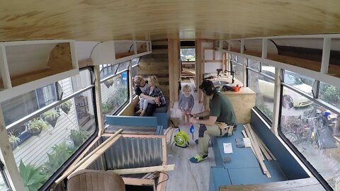 Bus Conversion to Off Grid Tiny Home - Episode 10