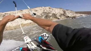 L'adrenalina del kitesurf!