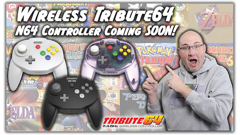 Retro-Bit Tribute64 2.4GHz Wireless Controller Release Dates & Limited Edition