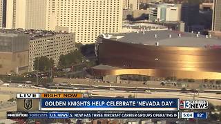 Vegas Golden Knights and local fans help celebrate Nevada Day