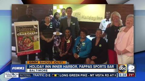 Pappas Sports Bar gives a shout out on GMM