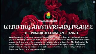 Prayer-Wedding Anniversary (Womans Voice), a prayer of renewal, devotion, patience, loyalty and love