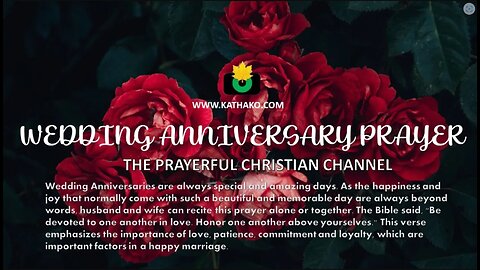 Prayer-Wedding Anniversary (Womans Voice), a prayer of renewal, devotion, patience, loyalty and love