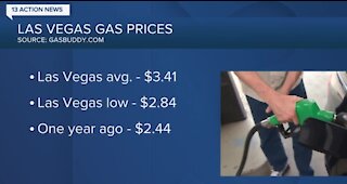 Las Vegas area gas prices