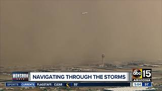 Flying through monsoon storms in the Valley