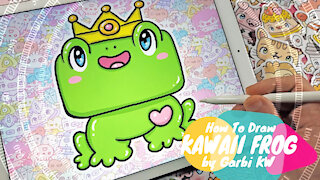 How To Draw Kawaii Frog by Garbi Kw