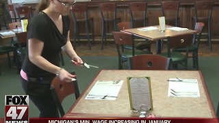 Minimum wage to increase in Michigan for new year