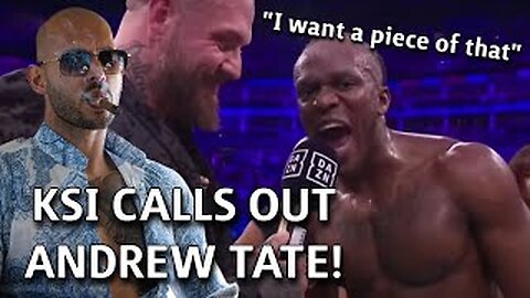 Andrew Tate FREAKS OUT At KSI Call Out!