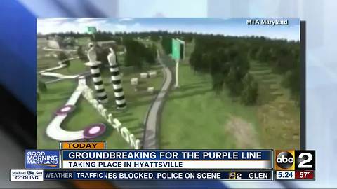 Groundbreaking for Purple Line