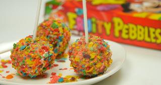 Fruity Pebbles Cake Pops