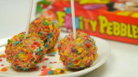 Fruity Pebbles Cake Pops