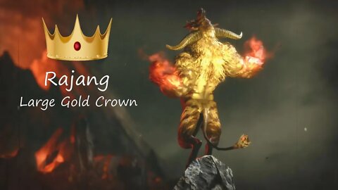 Rajang aka King Kong [Large Gold Crown] | Insect Glaive | Monster Hunter Rise