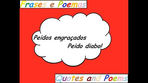 Peidos engraçados: Peido diabo! [Frases e Poemas]