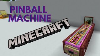 Minecraft: Arcade Pinball Machine