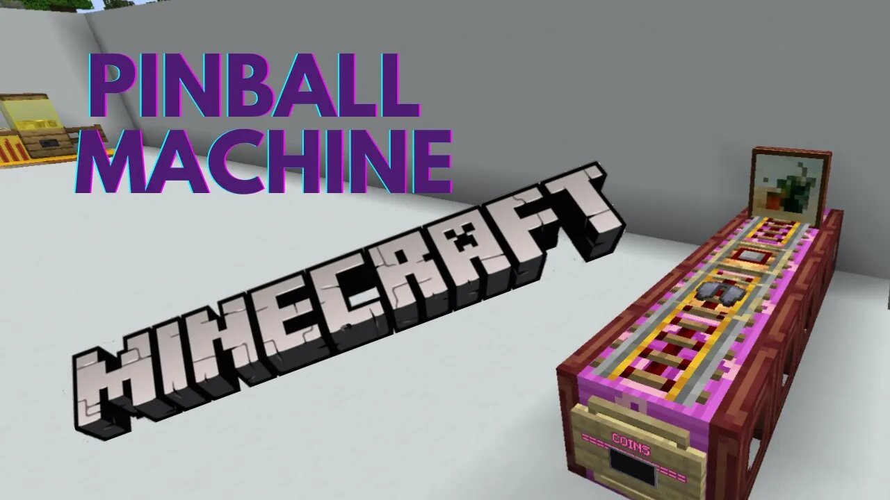 Minecraft: Arcade Pinball Machine
