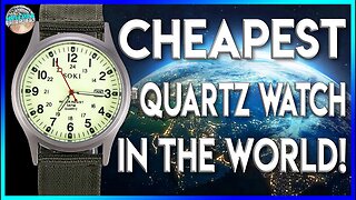 Cheapest Quartz Watch In The World! | SOKI Full Lume 30m Quartz Field Watch Unbox & Review