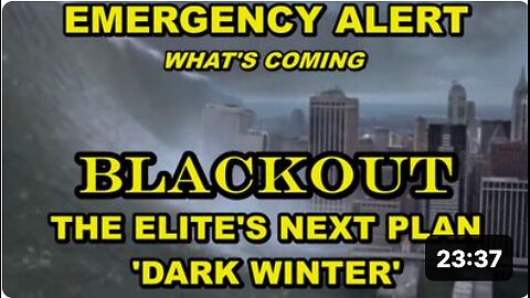 This is scary information - DARK WINTER about to become reality - Major BLACKOUTS coming