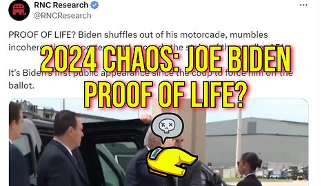 2024 Chaos: Joe Biden Proof of Life? Legacy Media Astroturfing Kamala. DNC Money Laundering