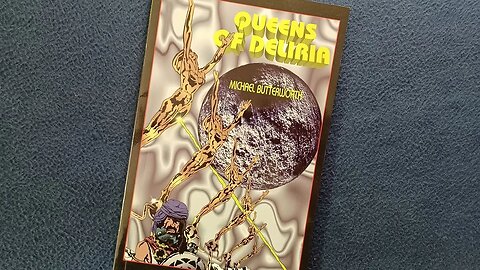 BOOK COVER REVIEW: QUEENS OF DELIRIA, MICHAEL BUTTERWORTH, 1977 (1995), Collector's Guide Publishing