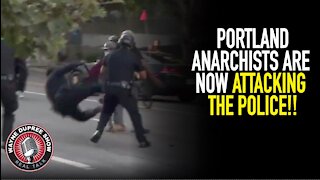 Portland Cops Attacked