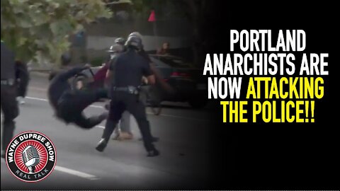 Portland Cops Attacked