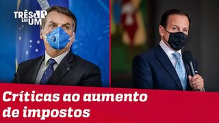 Bolsonaro critica gestão de Doria durante a pandemia