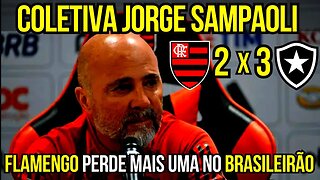 AO VIVO COLETIVA DE JORGE SAMPAOLI FLAMENGO 2 X 3 BOTAFOGO