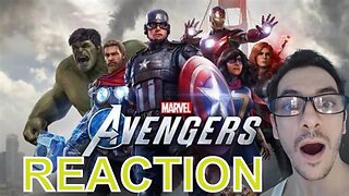 Marvel's Avengers Videogame Trailer REACTION #reactions #reaction