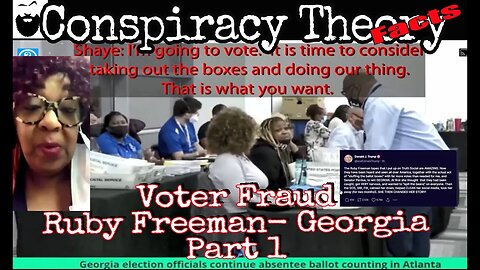 Georgia Voter Fraud Ruby Freeman