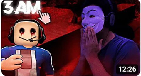 (DARK WEB) 3 AM CHALLENGE HORROR GAME! | DON'T PLAY This Roblox Game at 3 AM! | EDUCATIONAL PURPOSE