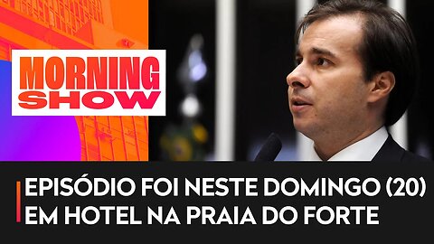 Rodrigo Maia é hostilizado em resort na Bahia; assista